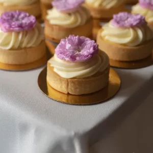 Tarta de vainilla artesanal